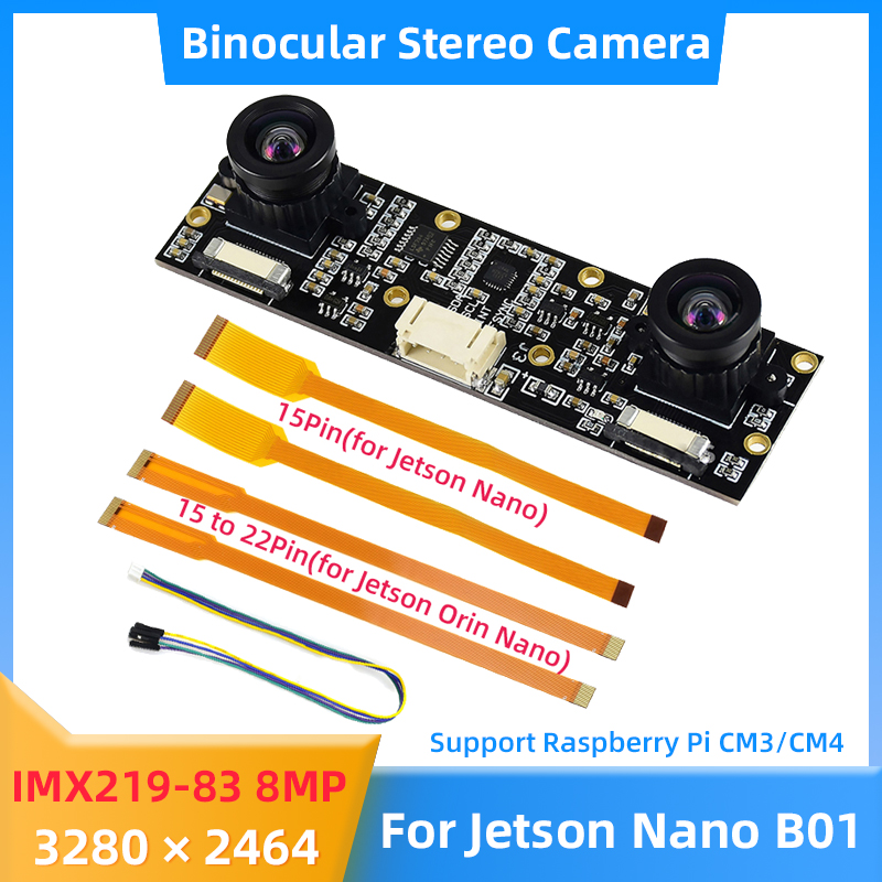 8MP IMX219 Binocular Camera fo - Raspberry Pi Hq Camera Microscope Lens review and price