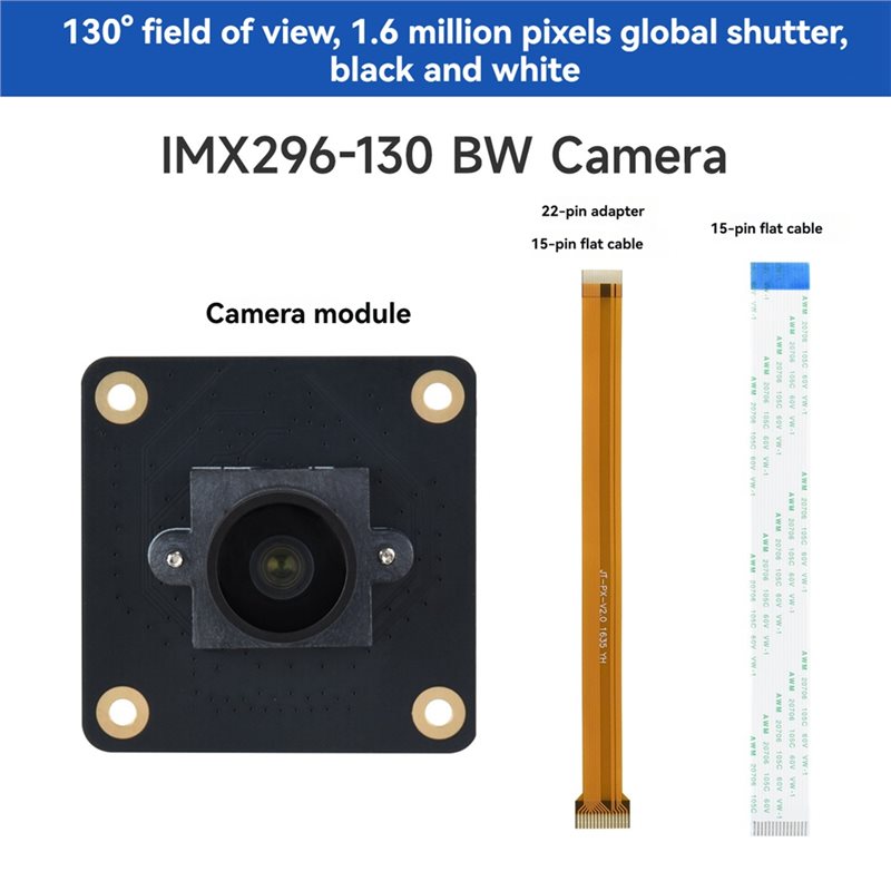 B29C-IMX296 1456X1088 1.6MP BW - Raspberry Pi Global Shutter Camera Imx296 review and price