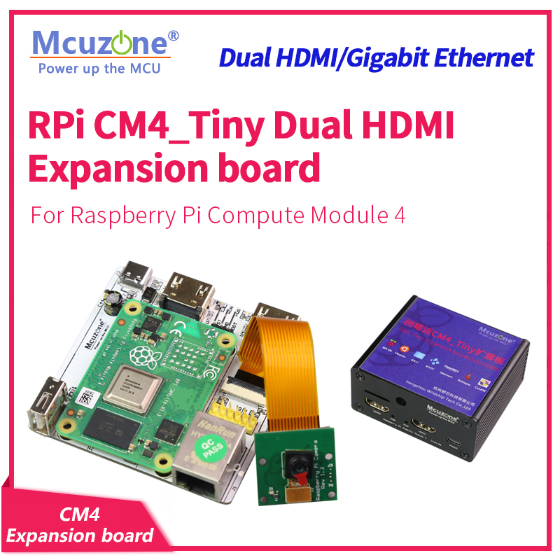 RPi CM4_Tiny Expansion board,  - Raspberry Pi Compute Module 4 Dual Camera Board review and price